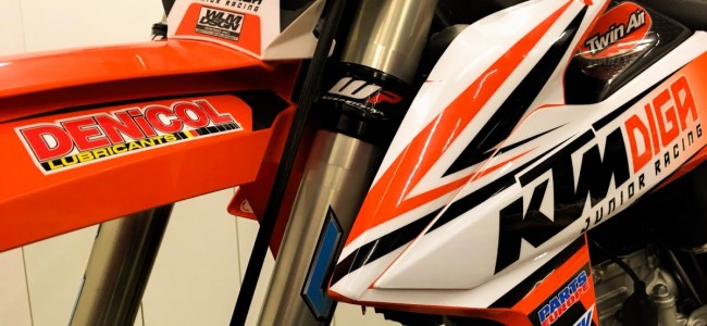 KTM Diga Junior Racing elige Denicol
