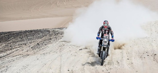 Wesley Pittens von der Rallye Dakar nach einem schweren Unfall