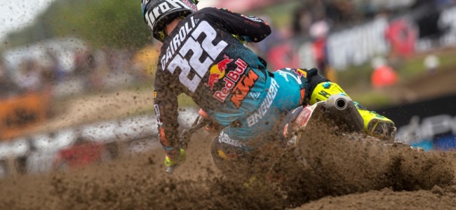 Video: Cairoli crashes hard in second series of MXGP Kegums!