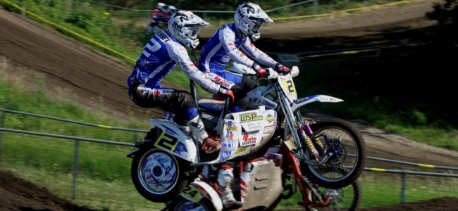 Hermans/Musset win the hot battle at the ONK Sidecar Masters in Oss!