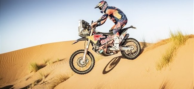 Toby Price neemt de leiding in Rallye du Maroc