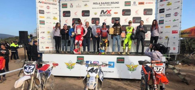 Pietro Razzini verrast met de overwinning in Riola Sardo