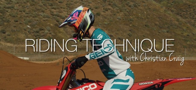 VIDEO: Tecnica di guida nel Supercross con Christian Craig