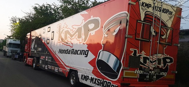 KMP Honda Racing looking for a new trailer!