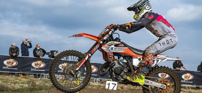 Florian Miot on stage hunt in Lommel