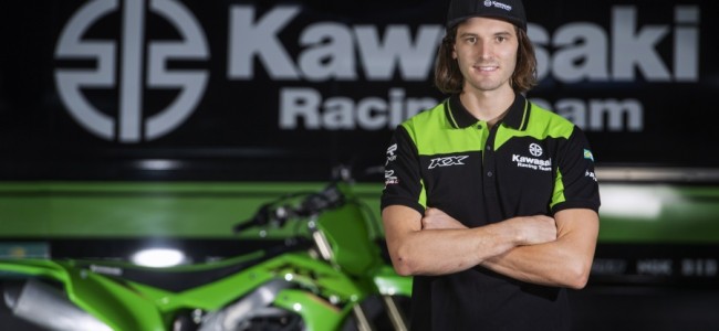 VIDEO: Mitch Evans testar Kawasaki i Genk