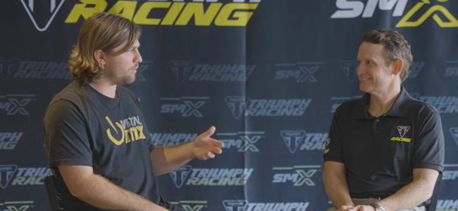 VIDEO: Ricky Carmichael en la moto de cross Triumph
