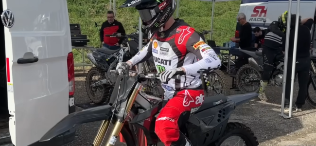 VIDEO: Ducati testing in Mantua met Cairoli and Lupino