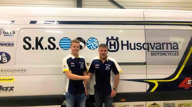 Lars Van Berkel skriver på med Husqvarna SKS Racing