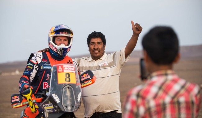 Dakar: Endnu en sejr til Price, Walkner spiller det sikkert.