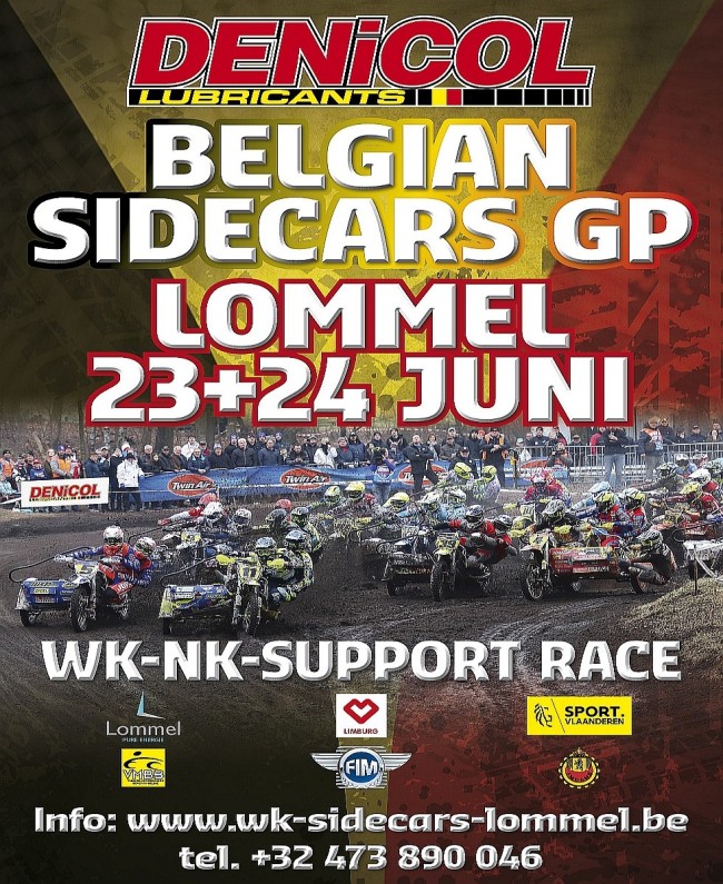 Förhandsgranska Denicol Belgian Sidecars GP: Stor chans att lyckas för våra landsmän i Lommel!
