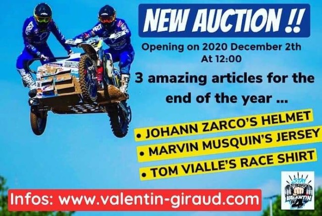 Auction with unique motorsport items for Giraud