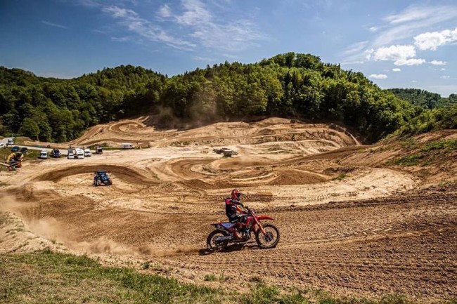 Tim Gajser opens his private circuit for training