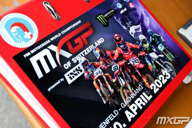 MXGP Frauenfeld: the timing of Saturday and Monday