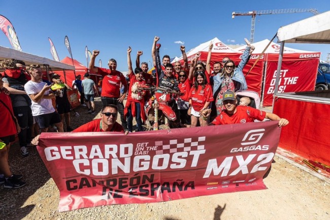 Gerard Congost wins the Spanish MX2 title