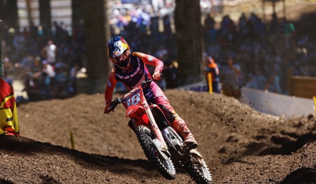 Jett Lawrence continues to score perfectly in Washougal