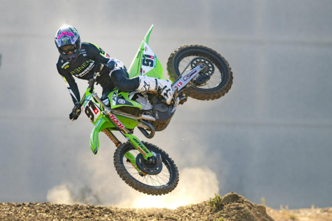 The first images of Jeremy Seewer on Kawasaki
