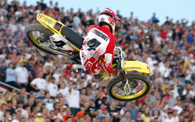 Ricky Carmichael goes old school with his RM250