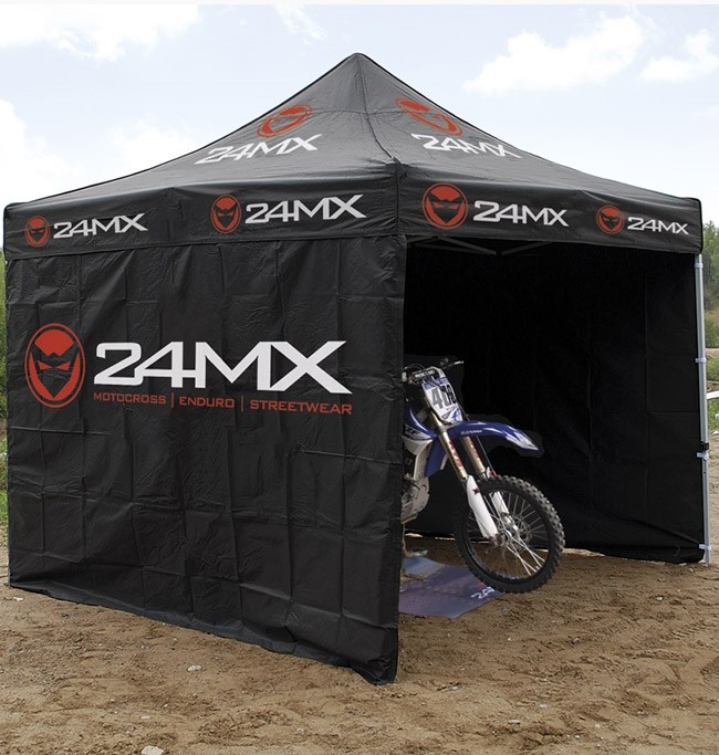 The 24MX racing tent!