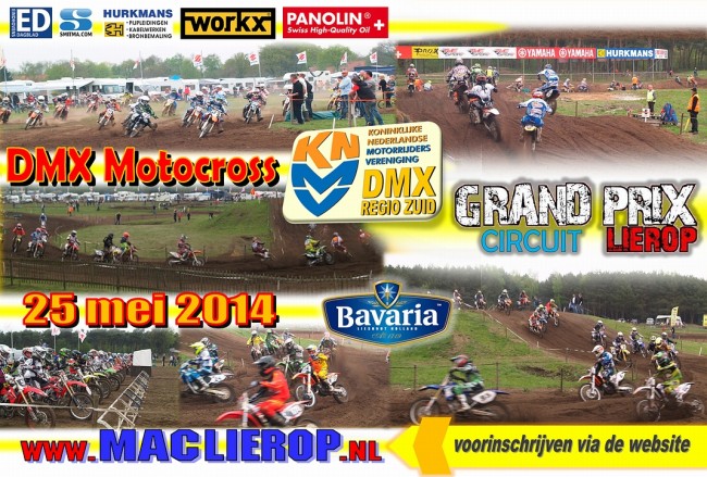 MAC Lierop houdt DMX motorcross op 25 mei 2014