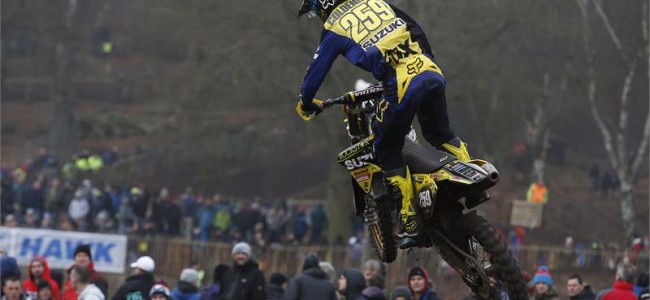 Glenn Coldenhoff makes his debut in the MX1 class with a podium finish at Hawkstone Park