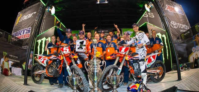 Red Bull KTM end the SX season with a win in Las Vegas