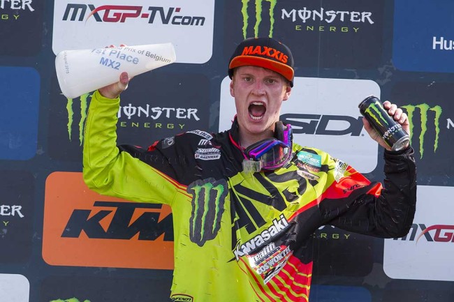 Max Anstie rules the MX2 Grand Prix in Lommel