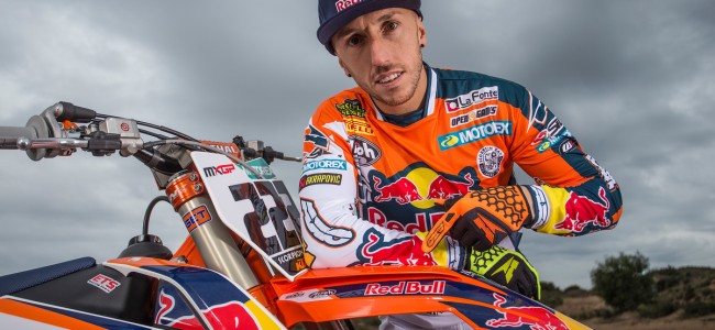 Cairoli satisfied with the KTM 450SX-F but will miss racing tests