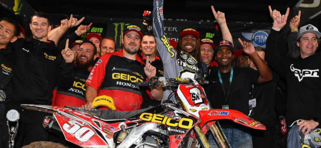 Malcolm Stewart and Cooper Webb take the titles in the SX250 class