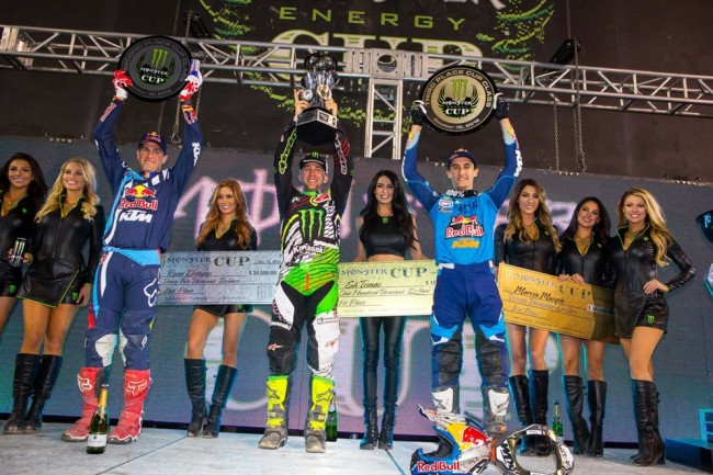 Eli Tomac wint 2016 Monster Energy Cup