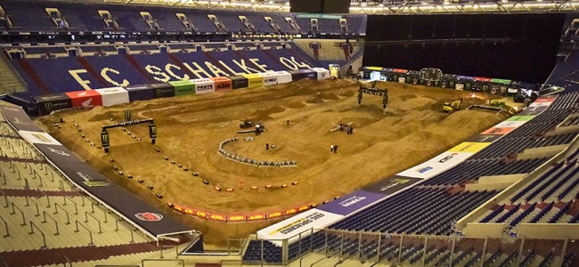 SMX : Track construction VELTINS-Arena