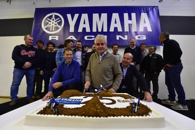 Michele Rinaldi y Yamaha celebran 25 años de colaboración