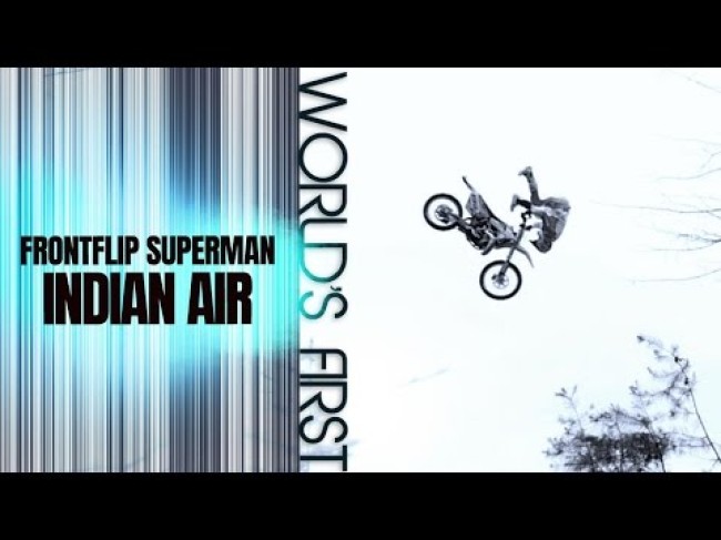 Travis Pastrana: World’s First Frontflip Superman Indian Air