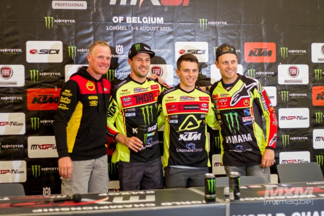 Team Belgium MXON: Desalle, Van Horebeek, Lieber!