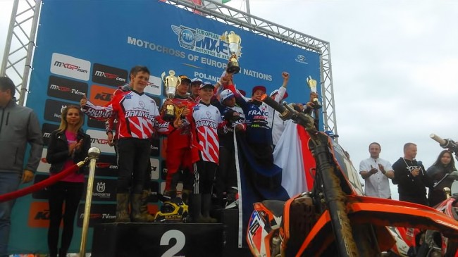 Frankrijk wint MX of European Nations, Van De Moosdijk overall MX2 winnaar