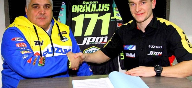 Damon Graulus signs for the French JPM Suzuki!