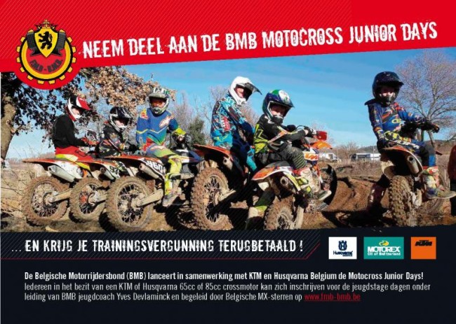 Praktische info Motocross Junior days Lille!