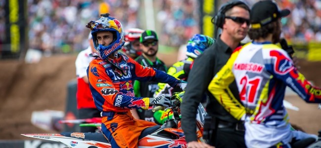 SX: Musquin wins, no celebration for Anderson yet!
