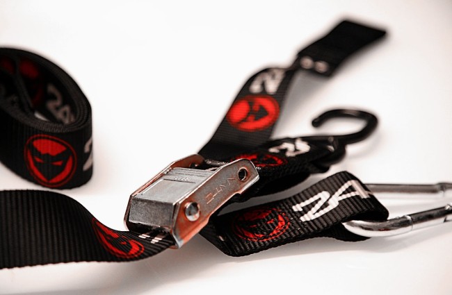 Your motorcycle is always properly secured with 24MX tension straps