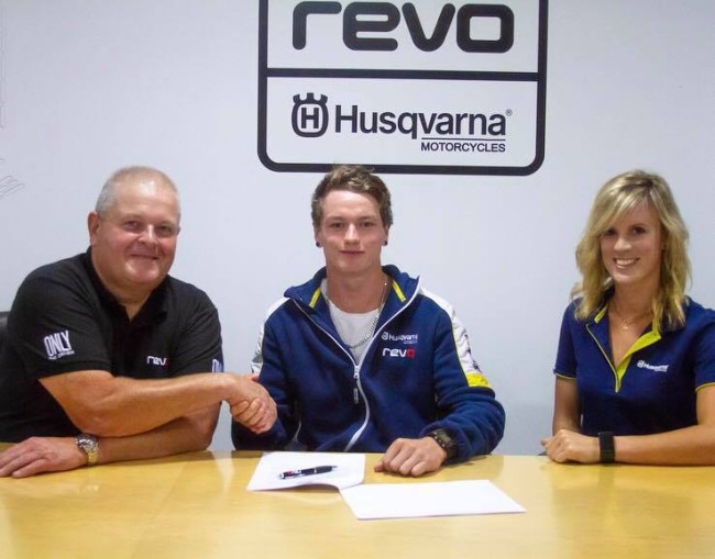 Dylan Walsh with REVO Husqvarna in the MX2 World Championship.