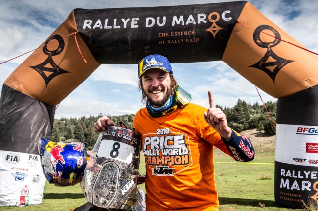 Toby Price vinder Rally du Maroc og verdensmesterskabet!