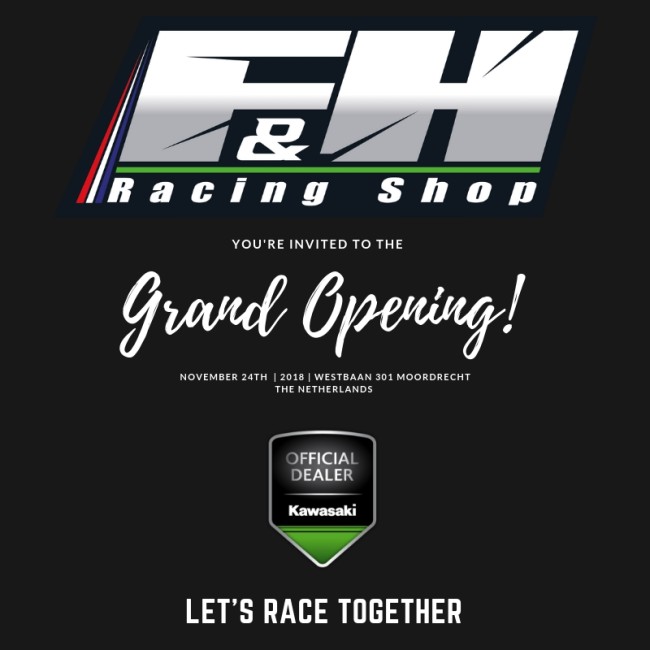 Inaugurazione del negozio F&H Racing.