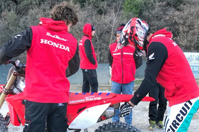 Brent van Doninck inizia il lavoro di test di Assomotor Honda