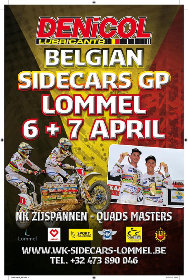Forhåndsvisning af Denicol Belgian Sidecars Grand Prix Lommel!