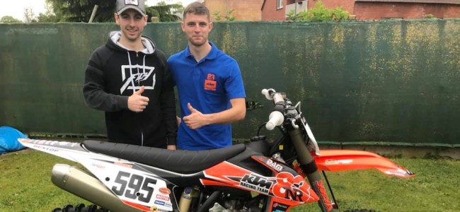 Cedric Grobben in the MXGP with Team NR83