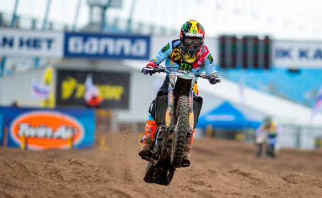Jago Geerts takes silver during the MXoN!