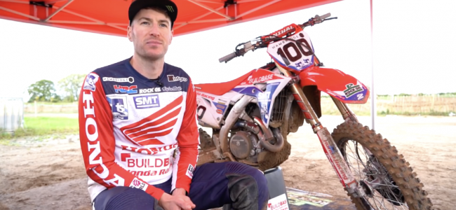 Video: Tommy Searle for the first time on the Buildbase Honda!