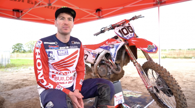Video: Tommy Searle for the first time on the Buildbase Honda!