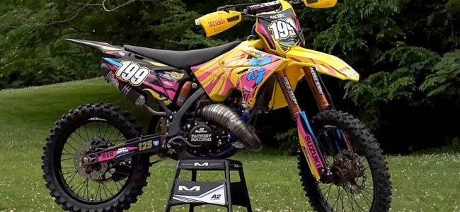 Video: A 125 RM2003 in the hands of Travis Pastrana!
