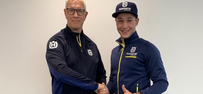 Mathias Van Hoof signs for Husqvarna!